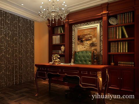 书房书柜的摆放风水布局 www.haochilao.com.cn