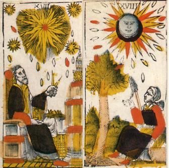 塔罗符号学:太阳和月亮 www.haochilao.com.cn